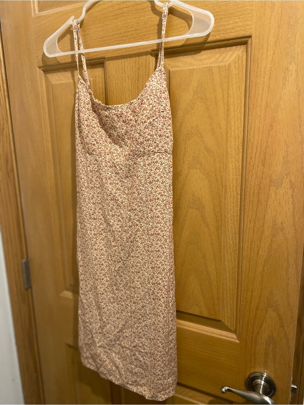 Floral Slip Dress in Light Pink